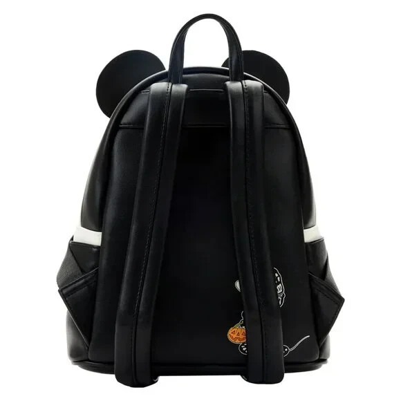 Loungefly Disney Mickey Mouse Glow Skeleton Mini Backpack Limited Exclusive - Picture 5 of 8